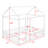 Full Floor Bed Frame, Metal Montessori Floor Bed Full With Fence For Boys Girls Bedroom Playhouse For Kids No Slat