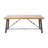 3-Piece Outdoor Dining Set With Acacia Wood And Iron Frame