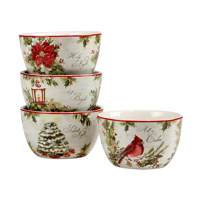 Silent Night 16Pc Dinnerware Set