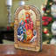 Holy Family Gold Plated Arch Shaped Icon | Museum Icons - G. Debrekht