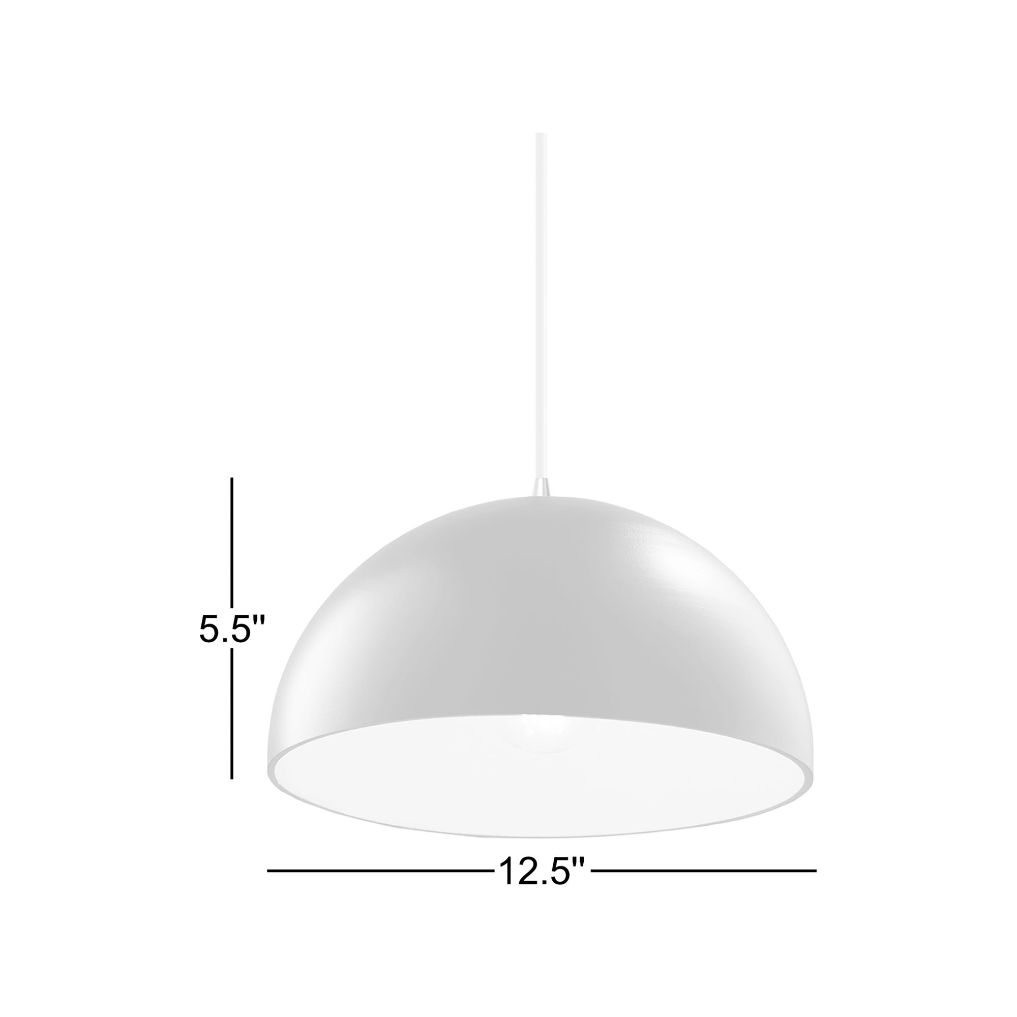 Leni Single Light Ceramic Dimmable Pendant, Antique Copper, Antique Brass