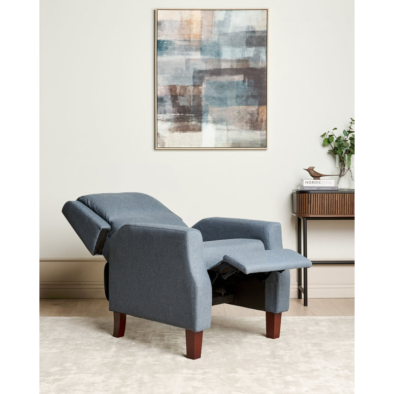 Stortford Upholstered Armchair, Dark Blue