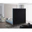 Lit plateforme tapissier en bois massif Prudhoe-88469393-88469395