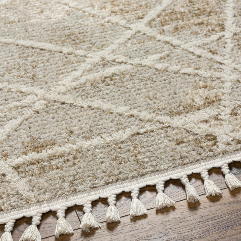 Abstract Indoor Rug, Rectangle 9'2" x 12'