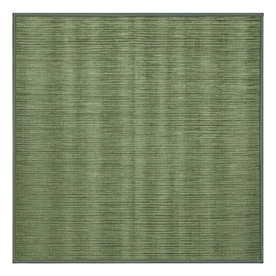 Tapis vert uni lavable à la machine