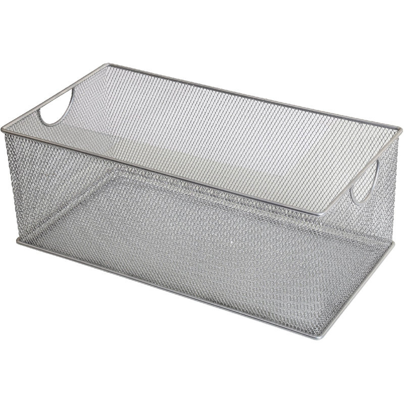 Panier en métal, H 6 po x l 8 po x P 15,5 po