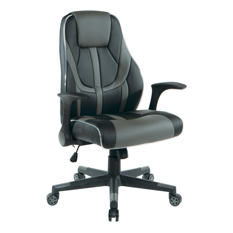 Fauteuil de jeu Fatimata, Noir/gris