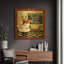 «Bistro Chef A» par Jean Plout, art mural en métal doré, 36 po x 36 po-1366556478
