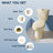 17.5" Round ADA Height Toilet Two Piece Tall Toilet 1.1/1.6 GPF Dual Flush Bone, Map Flush 1000g with Soft Close Seat-110223119