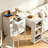 White Kitchen Island With Extended Table