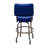 Retro Home Single Ring Upholstered Swivel Bar & Counter Stool with Back-18734012-48367128