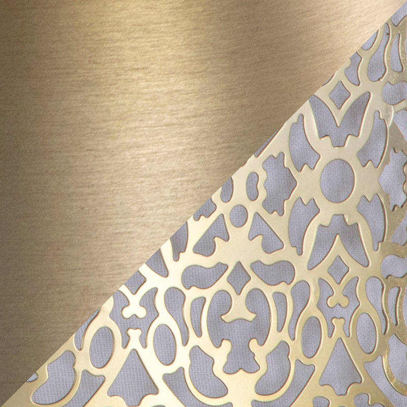 Ashland 63" Contemporary Metal Floor Lamp In Metal With Laser Cut Metal And Linen Shade From Grandview Gallery, Gold