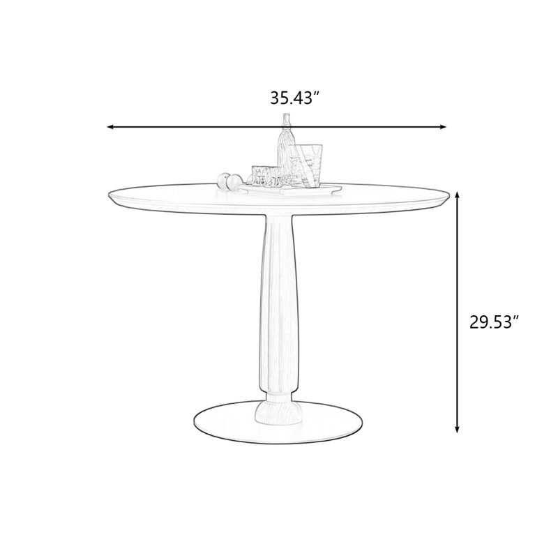 Table de salle à manger en acier au carbone, H 29,53 po x L 35,43 po x l 35,43 po, Noir