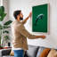 Leaping Dolphin Coastal - Wrapped Canvas-1866089644-1866089686