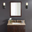 Plateau de meuble-lavabo simple 37 po avec lavabo Santa Cecilia
