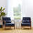 Jabarius Faux Leather Armchair-224800029