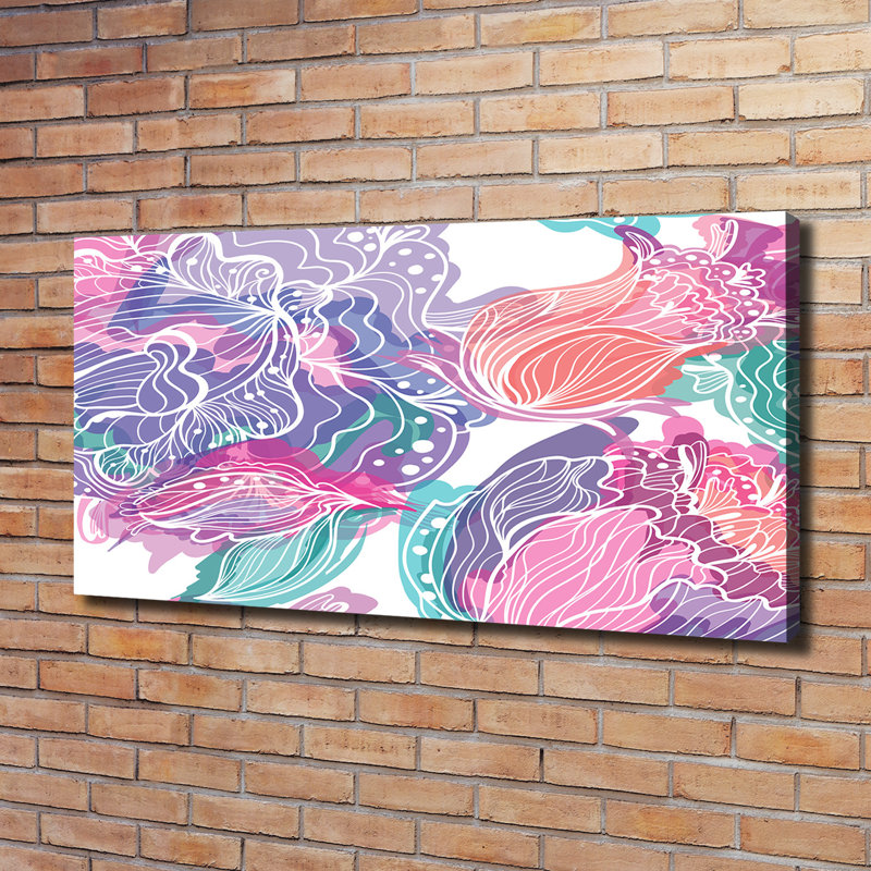 Magic Flowers - Wrapped Canvas Print