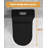 Yingze 23.5" Short Toilet for Small Bathrooms, Black Dual Flush