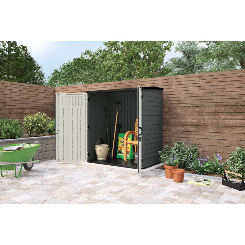 Suncast Resin 70.5 in. W x 44.25 in. D Extra Large Vertical Shed