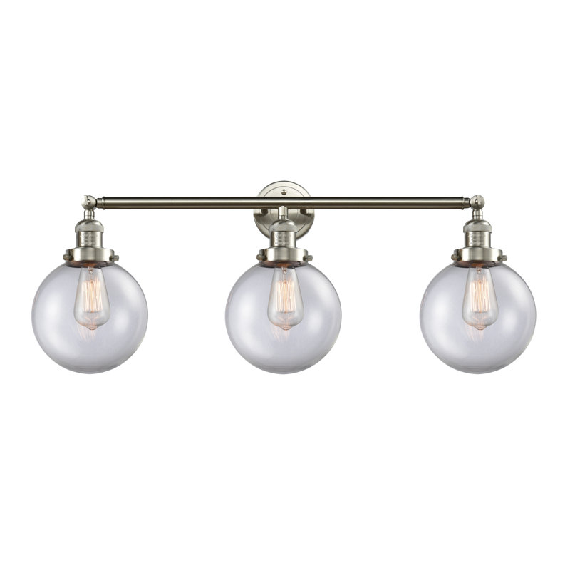 Lorri 3 - Light Vanity Light, LED, Clear, Brushed Satin Nickel