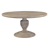 Haveli 60" Round Dining Table in Heirloom White