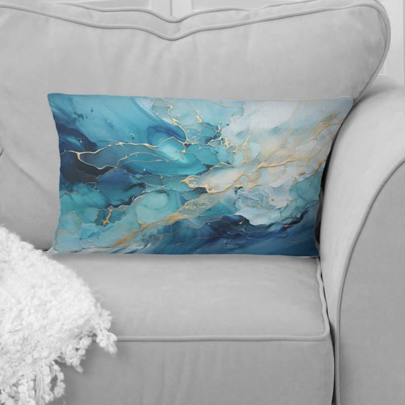 Coussin Oceanic Collage I - Abstract Collages