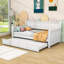 Dalena Twin Size Wood Daybed with Trundle-545821782