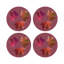 Ensemble de table Feuilles d'automne mauve