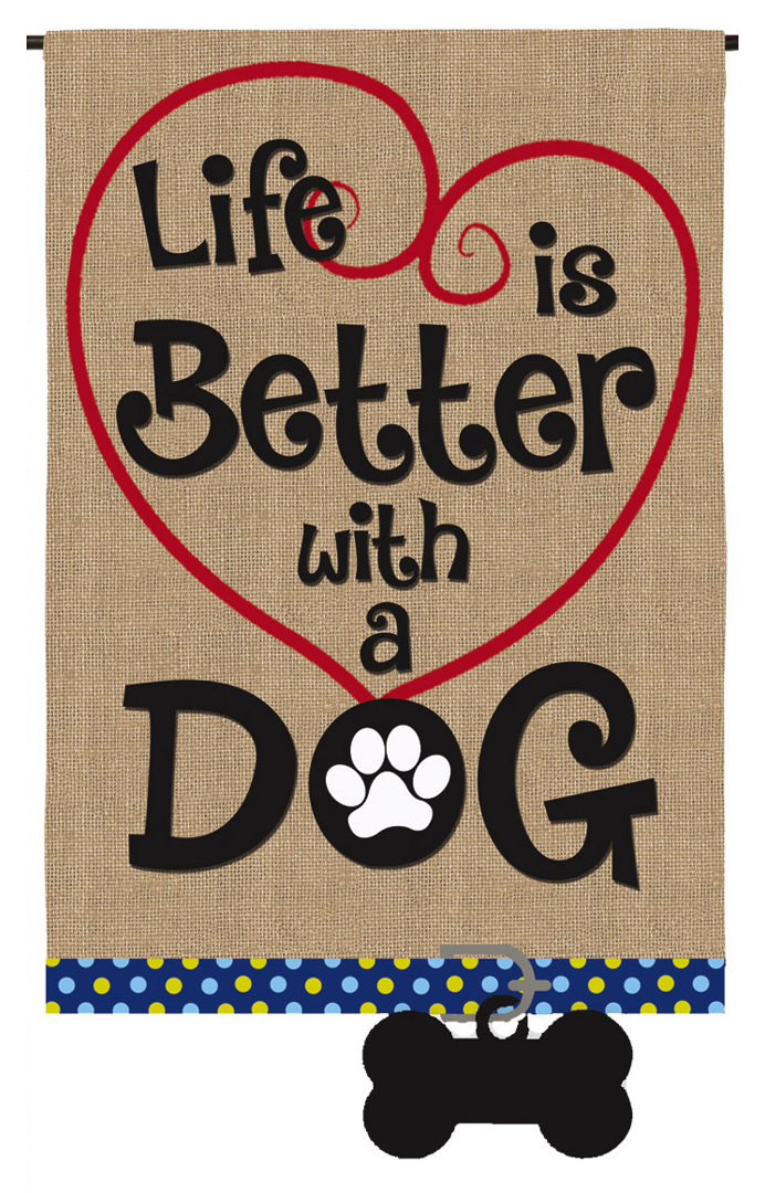 Tamberlyn Double Sided 18'' H x 12.5'' W Polyester Animal Garden Flag Winston Porter