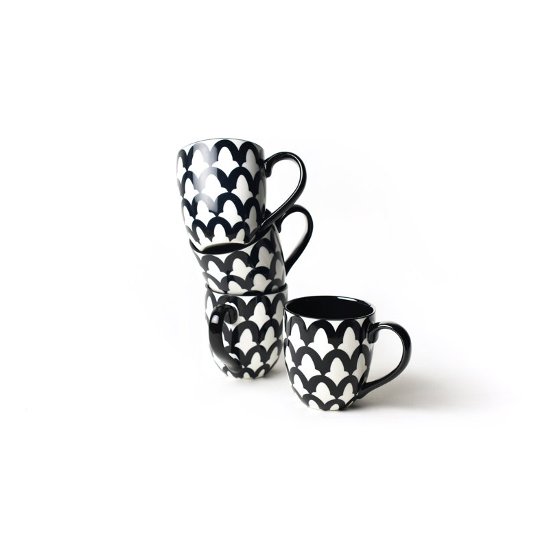 Ensemble de 4 tasses Arabesque 4,25