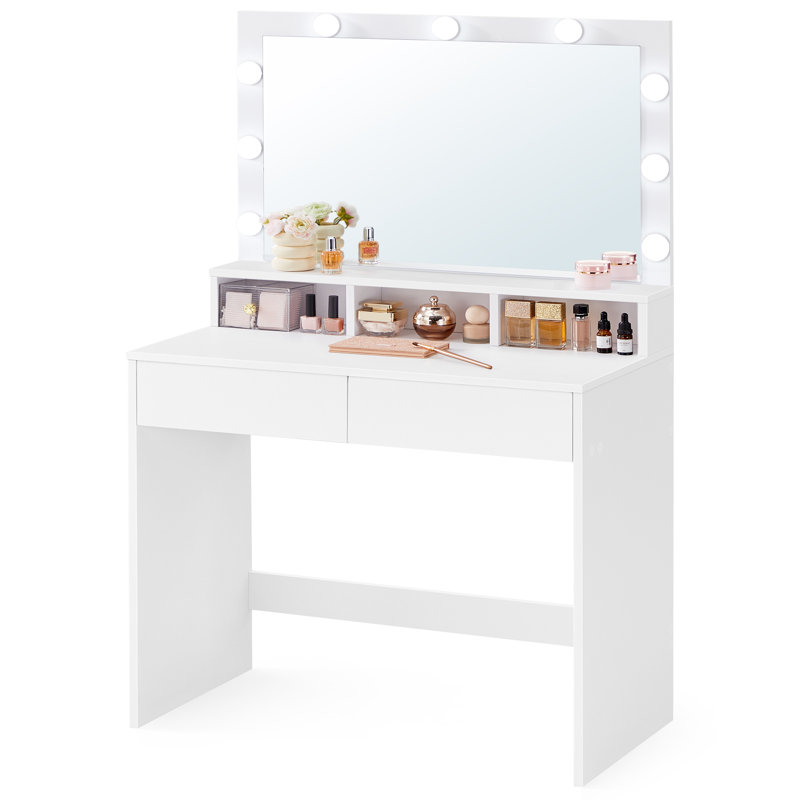 Nakieshia Dressing Table with Mirror