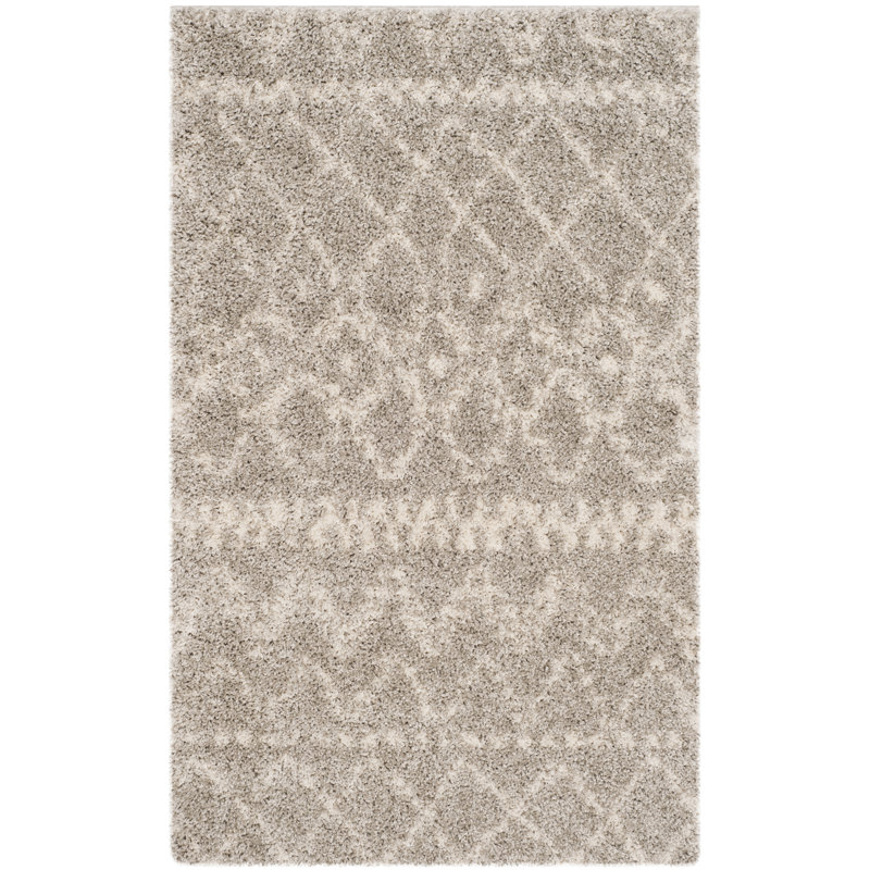 Quanah Geometric Hand Woven Area Rug, Rectangle 155 x 229 cm