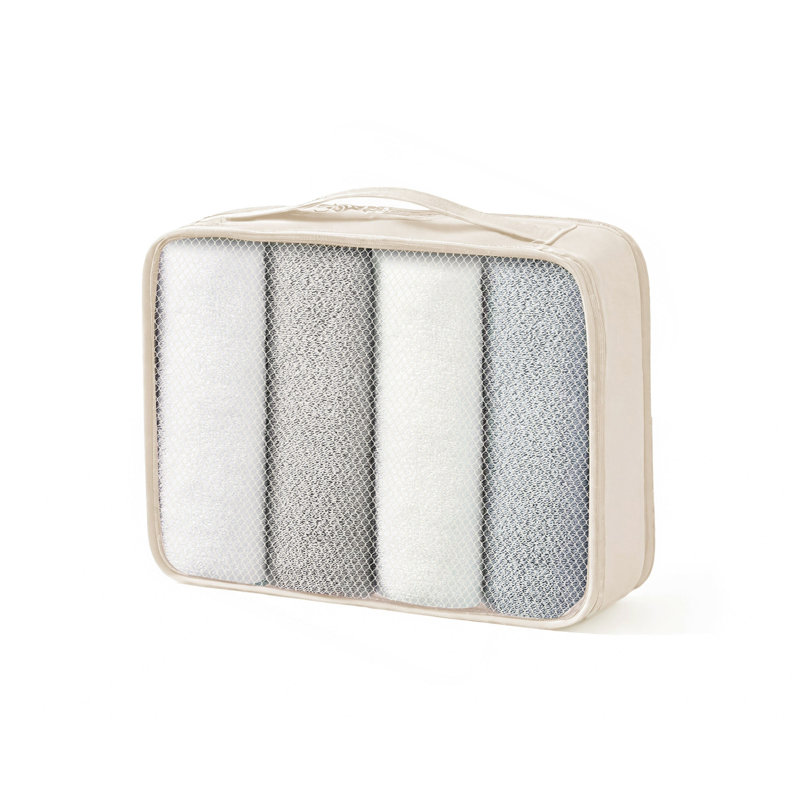 Bagage à main 20 pouces Hardshell, valise légère en ABS durable avec roulettes pivotantes, verrou TSA intégré, 2 cubes de rangement