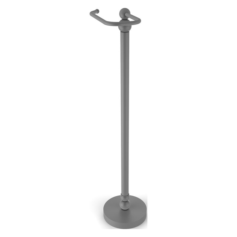 Porte-papier hygiénique sur pied Beresford, Gris mat