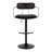  Erma Adjustable Height Faux Leather Bar Stool with Rounded T Footrest (Set of 2)-93302412-93302414