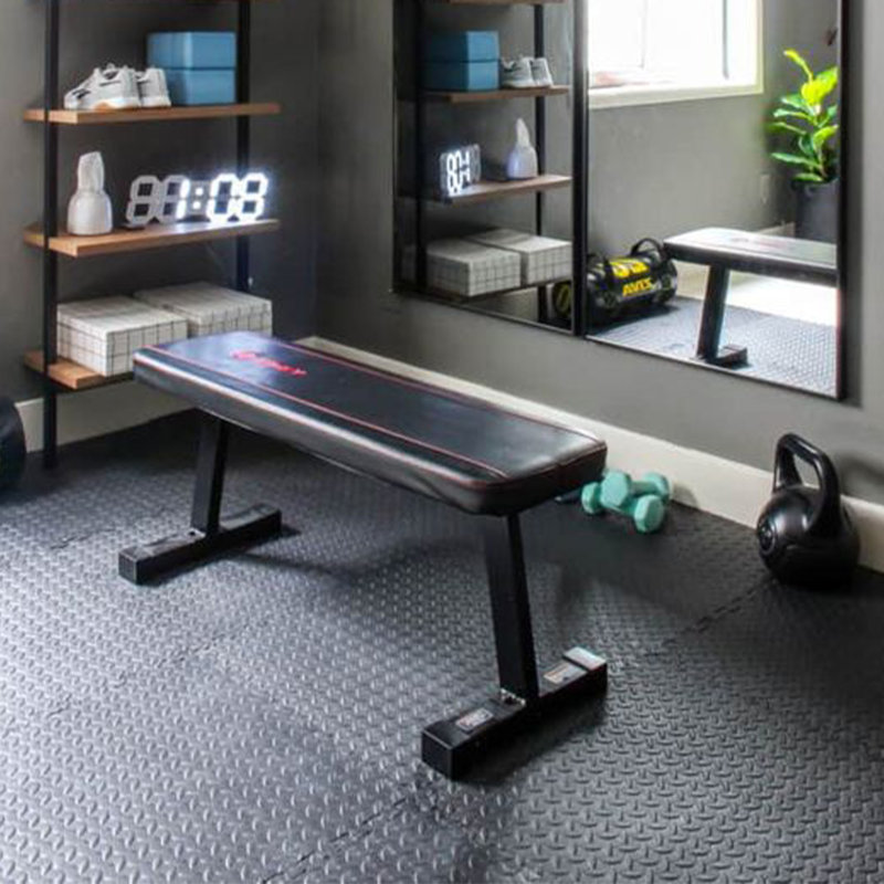 BalanceFrom Fitness Interlocking EVA Foam Exercise Mat Tiles, Black