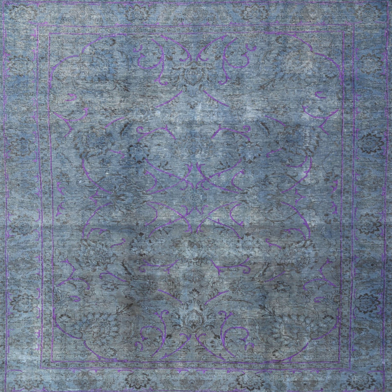 Oriental Indoor Rug, Square 3'