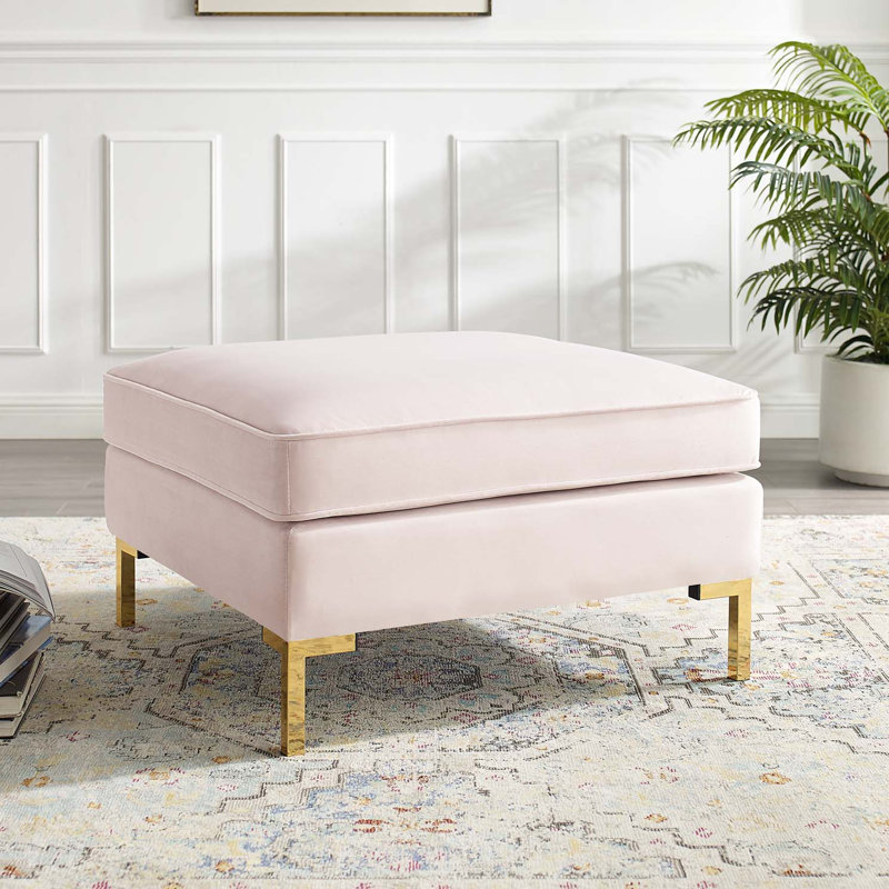 Repose-pieds Ardent Performance, Velours rose
