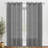 Dawan Faux Linen Semi-Sheer Grommet Curtain Panels-2034590669-2034590659