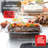 6-Piece Borosilicate Glass Loaf Pan Set with Airtight Lids – Oven, Freezer & Microwave Safe Food Storage Containers-489313436
