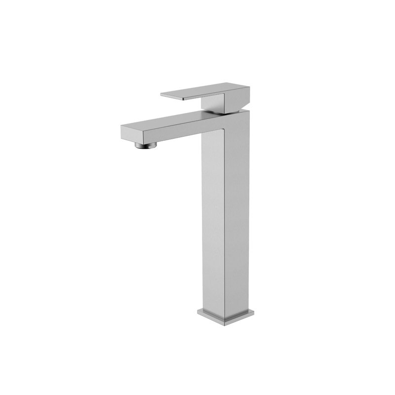 Robinet de salle de bain vasque, Nickel brossé