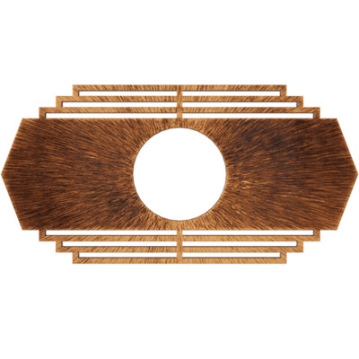 Médaillon de plafond 16 po x l 16 po x H 8 po x P 4 1/4 po x P 1/2 po Chrysler
