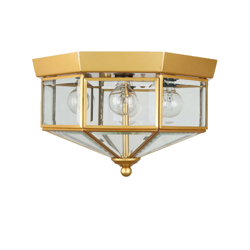 Free Form Flush Mount, Gold