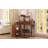 Corner Vanity Desk Set With Storage Cushioned Stool And Charging Station, Triangle Makeup Desk With Removable Pull-Out Side Cabinet, Glass Tabletop Makeup Vanity Desk With Drawer And Shelf-1317243756