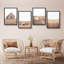 «Rustic Farmhouse sépia-toned Barn and Field Modern Artwork Minimalist Wall Decor», 4 pièces-101520145-101520140