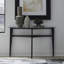 Almeida Sofa Table w/ Glass Top
