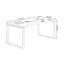 Bureau rectangulaire en bois massif Burlywood-1305019235