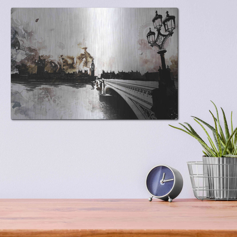 " The Thames " by Jonathan Lam, 12" H x 16" W