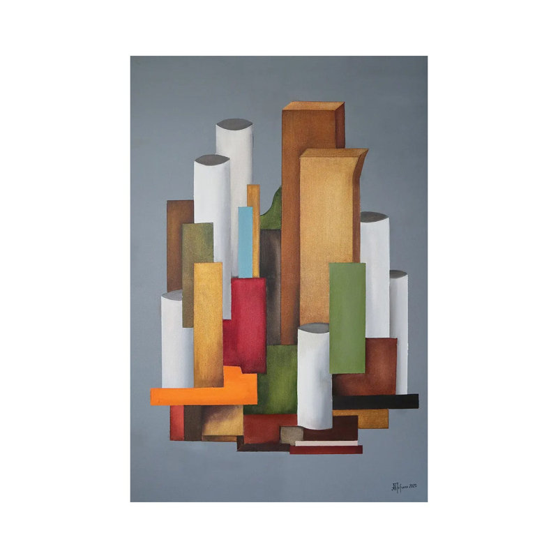 Night Melody by Alexander Trifonov - Wrapped Canvas Painting, 30.48cm H x 20.32cm W x 1.91cm D