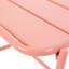 Table d'appoint moderne en métal Coral